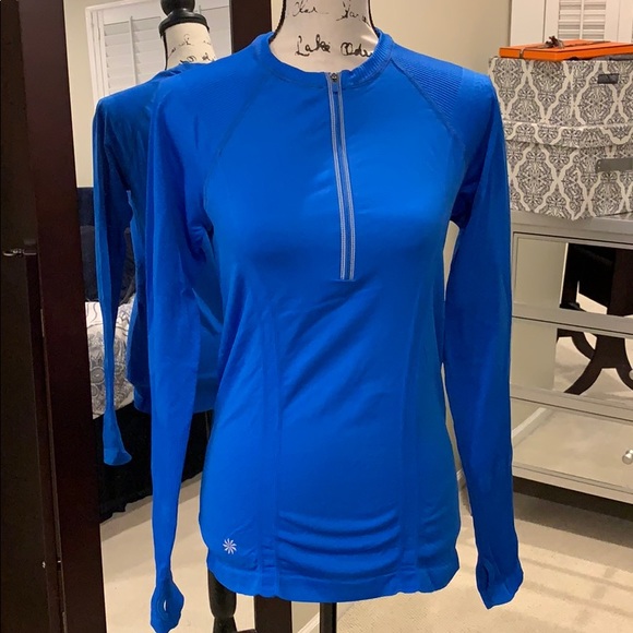 Athleta Tops - NEW w/ tags!! Athleta fitted half zip Pacifica UPF